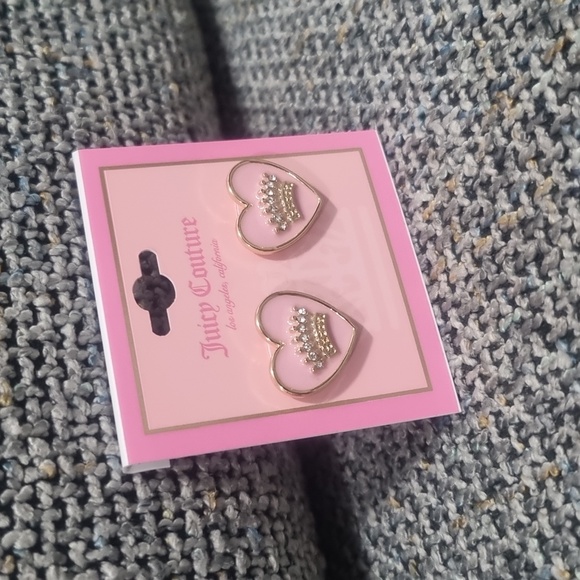 JUICY COUTURE Heart Stud Earrings - Picture 3 of 6
